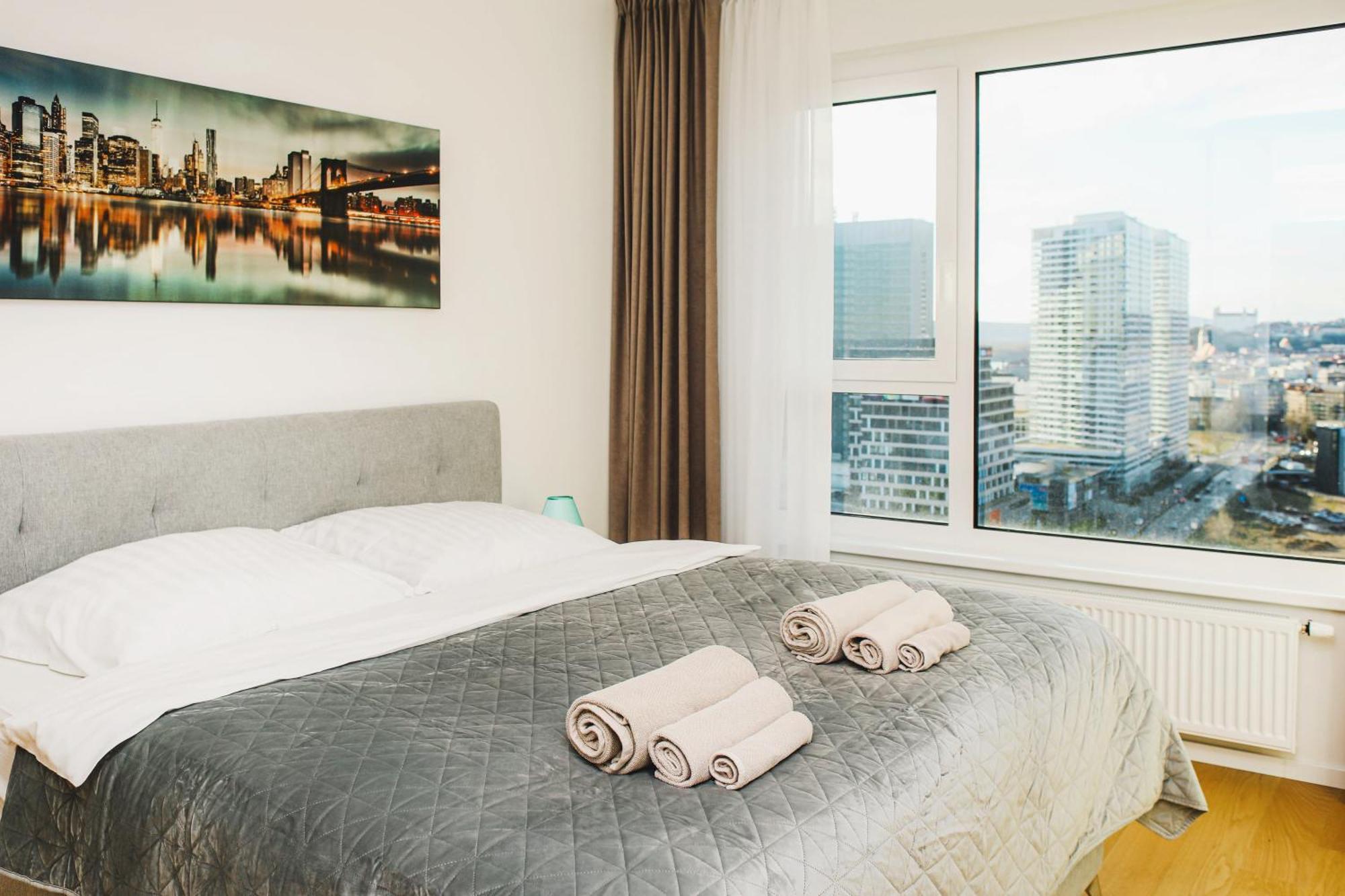 Sag 20Th Floor Klingerka Residence Castle View Free Parking Free Wifi Bratislava Exteriör bild